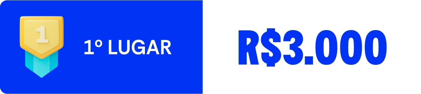 Prêmio do 1º lugar