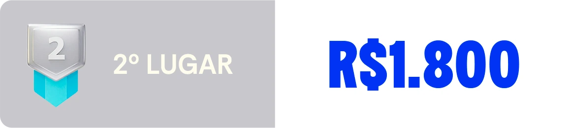 Prêmio do 2º lugar